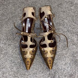 Exclusive Manolo Blahnik heels